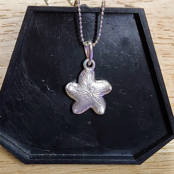 Plumeria Pendant Necklace - Picture 3 of 6